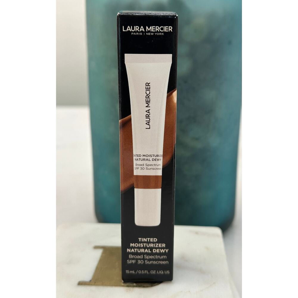 Laura Mercier Tinted Moisturizer Natural Dewy SPF 30 5N Clay 15ml Mini NIB 0.5oz